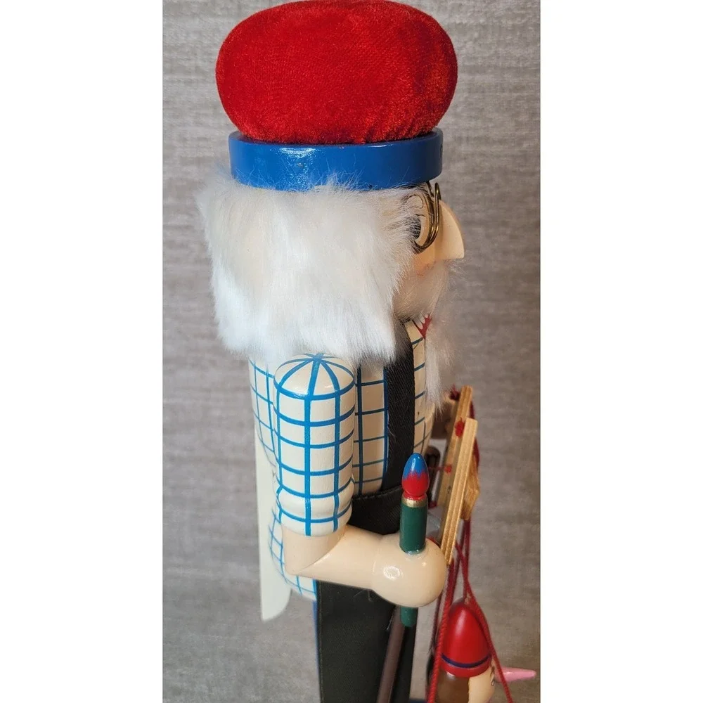 Vintage Geppetto Pinocchio Wooden Nutcracker Puppet 14